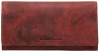 Geldb&ouml;rse BRUNO BANANI "BRUNO BANANI Damen echt Leder", Damen, rot, Leder,