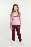 Trainingsanzug PUMA "MINICATS ESS CREW SET FL INTEREST INF", Kinder, Gr. 68,...