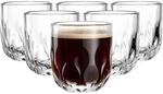 Latte-Macchiato-Glas LEONARDO "Kaffeegl&auml;ser (3) Gocce 220 ml 6er Set transparent",