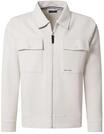 Sweatjacke PIERRE CARDIN "Pierre Cardin Jacke", Herren, Gr. XXL, silber (wind...