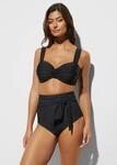 Bikini-Hose BONPRIX, Damen, Gr. 36, N-Gr, schwarz, Jersey, Elasthan, Polyamid,