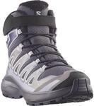 Outdoorschuh SALOMON "XA PRO WINTER WP J", Kinder, Gr. 34, grau (nine iron,...