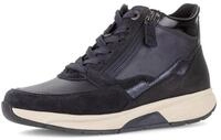 Schn&uuml;rboots ROLLINGSOFT, Damen, Gr. 35, dunkelblau, Kalbsleder, Lederimitat,