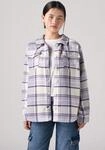 Hemdjacke LEVI'S KIDS "LVG OVERSIZED PLAID SHACKET", M&auml;dchen, Gr. 8 (128), lila
