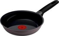 Bratpfanne TEFAL "Ceramic Control Grey", schwarz (grau), B:21,8cm H:7,7cm...