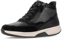 Schn&uuml;rboots ROLLINGSOFT, Damen, Gr. 35, schwarz, Kalbsleder, Lederimitat,