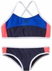 Bustier-Bikini KANGAROOS, Jungen, Gr. 122/128, N-Gr, bunt (marine, hummer),...