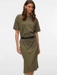 Shirtkleid VERO MODA "VMMOLLY SS OVERSIZE CALF DRESS NOOS", Damen, Gr. M, N-Gr,...