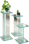 Blumentisch PAROLI, transparent (transparent, transparent, transparent), B:25cm