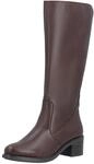 Stiefel RIEKER, Damen, Gr. 37, braun, Lederimitat, Basic, Schuhe Stiefel,