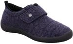 Hausschuh ROHDE "D.Olbia", Damen, Gr. 36, lila (dunkelblau), Filz, Schuhe...