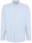 Langarmhemd PIERRE CARDIN "Oxford Button down", Herren, Gr. L, N-Gr, blau...