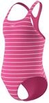 Badeanzug SPEEDO "PRINT MEDALIST SWIMSUIT", Jungen, Gr. 140, N-Gr, pink (ltpnk,...