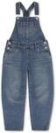 Jeanslatzhose LEVI'S KIDS "LVG BAGGY BARREL OVERALL", M&auml;dchen, Gr. 8 (128),...
