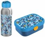 Lunchbox MEPAL "Lunchset mit Thermoflasche Campus 2er Set", bunt (stitch), B:2cm