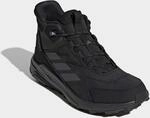 Wanderschuh ADIDAS TERREX "ANYLANDER MID, LEDER", Herren, Gr. 48, core schwarz, grau