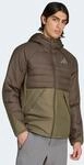Outdoorjacke ADIDAS TERREX "MULTI CLIMAWARM INSULATED HOODED T", Herren, Gr. L, braun