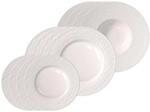 Geschirr-Set VILLEROY & BOCH "Teller-Set Manufacture Ice 12er Set wei&szlig;",...