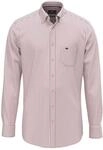 Langarmhemd FYNCH-HATTON, Herren, Gr. XXL, N-Gr, rosa (grape), Web, Obermaterial: