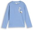 Langarmshirt TOM TAILOR, Jungen, Gr. 92/98, blau (light blau), Single Jersey,