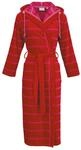 Damenbademantel CARL ROSS "430300" Gr. 32, bunt (deep rot, pink), 32/34,...