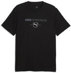 T-Shirt PUMA "CLASS GRAPHIC TEE", Herren, Gr. S, schwarz (puma schwarz), Jersey,