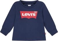 Langarmshirt LEVI'S KIDS "BATWING TEE", Jungen, Gr. 6/68, blau (marine), Single