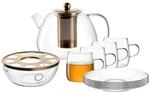 Teekanne LEONARDO "Tee-Set T&egrave; Per Te 1,5 Liter transparent", bunt (transparent),