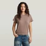 T-Shirt G-STAR "Raglan", Damen, Gr. XS, twilight mauve, Single Jersey, Obermaterial: