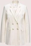 Jackenblazer MADELEINE "Blazer Oversize-Blazer mit Nadelstreifen", Damen, Gr. 36,