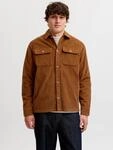Langarmhemd JACK & JONES "JJEREGENT CORD OVERSHIRT LS SN", Herren, Gr. L, N-Gr,...