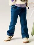 Bootcut-Jeans NAME IT "NMFSALLI BOOT FLEECE JEANS 6009-AN", M&auml;dchen, Gr. 92,...