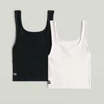 Crop-Top G-STAR "KIDS, NORDIC TOP SL 2-PACK G", M&auml;dchen, Gr. 6 (116),...
