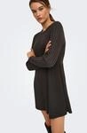 Strickkleid ONLY "ONLFIA LS CABLE DRESS KNT", Damen, Gr. S, N-Gr, Langarm, Strick,