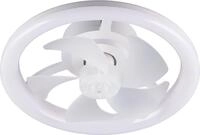 REALITY LEUCHTEN LED Deckenleuchte "PAJALA mit Ventilator, Deckenventilator mit
