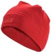 Beanie JACK WOLFSKIN "REAL STUFF BEANIE", Damen, Gr. onesize, rot (sirenrot),