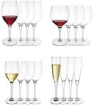 Gl&auml;ser-Set VILLEROY & BOCH "Wein- und Sektgl&auml;ser Maxima 16er Set transparent", bunt