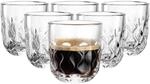 Espressoglas LEONARDO "Espressogl&auml;ser (2) Gocce 60 ml 6er Set transparent", bunt