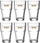 Latte-Macchiato-Glas LEONARDO "Gl&auml;ser-Set SOLO, mit Herzmotiv", bunt (mehrfarbig),