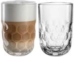 Latte-Macchiato-Glas LEONARDO "Latte Macchiato Gl&auml;ser (1) Gocce 390 ml 2er Set