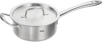 Kasserolle FISSLER "M5 Pro-Ply Stielkasserolle mit Metalldeckel", silber