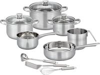 Topf-Set GSW "Toronto", silber (silberfarben), 2,8 l, T&ouml;pfe, Topf-Set, mehrteiliges