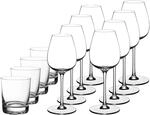 Gl&auml;ser-Set VILLEROY & BOCH "Gl&auml;ser-Set Purismo Wine 12er Set transparent", bunt