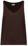 Satinbluse VERA MONT "Satin-Bluse mit V-Ausschnitt", Damen, Gr. 44, braun