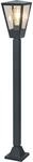 Pollerleuchte BRILLIANT "Westcliff", schwarz (anthrazit, transparent), B:14cm H:98cm
