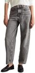 5-Pocket-Jeans MARC O'POLO DENIM, Damen, Gr. 28, L&auml;nge 32, grau (medium grau),