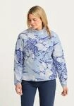 Stehkragenpullover JACK WOLFSKIN "PAW ERA 100 PRINT HZ W", Damen, Gr. XS (34),...