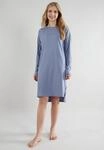 Nachthemd TOM TAILOR "Charlotte", Damen, Gr. 38 (M), N-Gr, blau (blau, mittel,...