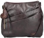Umh&auml;ngetasche RIEKER, Damen, Gr. B/H/T: 24cm x 27cm x 6cm, braun (dunkelbraun),