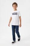 T-Shirt VANS "VANS CLASSIC KIDS", Jungen, Gr. 2 (92), wei&szlig;, Single Jersey,